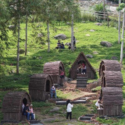 gambar pemandangan lengkung langit